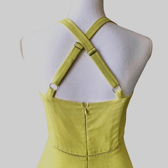ADELYN RAE YELLOW SLEEVELESS MIDI DRESS - Picture 8 of 15